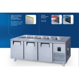 İCEİNOX  STS  330 CR SERVİS BUZDOLABI 2 KAPILI  (-2 / +8 ) 