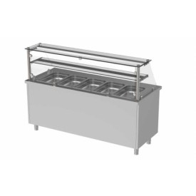 HSUB1870 Sıcak Servis Ünitesi Benmari +40/+90 (5XGN 1/1 100 )