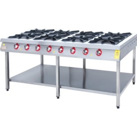 İNOXMASTER 8'Li Taban Raflı Ocak Gazlı/LPG