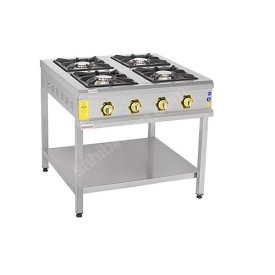 İNOXMASTER 4'Lü Taban Raflı Ocak Gazlı/LPG