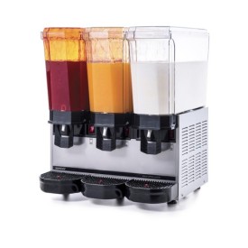 Samixir Klasik Triple 2 Dispenser Fıskiyeli ve 1 Dispenser Karıştırıcılı Soğuk İçecek Dispenseri 60.SSMI