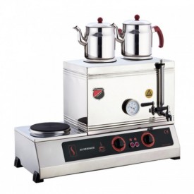 Pleytli Elektrikli 40 'Lık Çay Ocağı - Çay kazanı-Işıkgaz-Kaynaklı