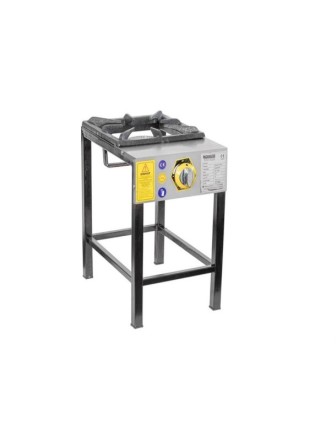 İNOX MASTER TEKLİ LOKANTA OCAĞI YÜKSEK AYAK GAZLI / LPG
