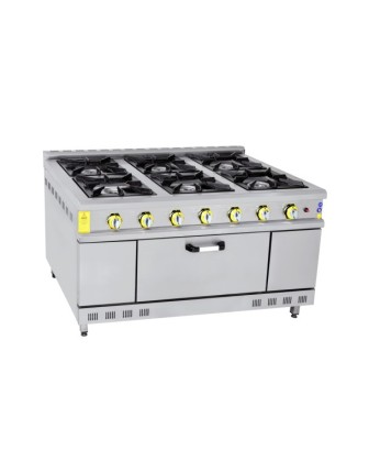 İNOX MASTER 6'Lİ KUZİNE GAZLI/LPG