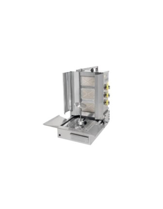 İNOX MASTER 3'LÜ DÖNER OCAĞI GAZLI/LPG