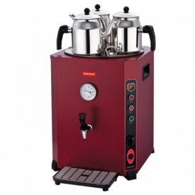 IŞIKGAZ Silver Elit Çay Makinesi Kırmızı 36 LT