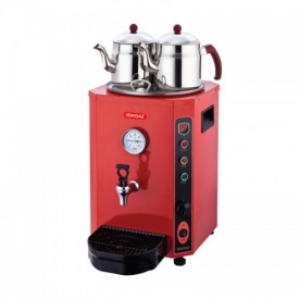 IŞIKGAZ Silver Elit Çay Makinesi Kırmızı 13 LT