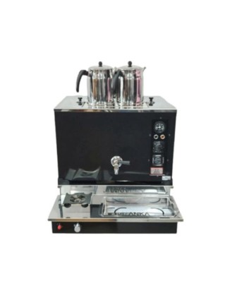 2 Demlikli Black Pro Plus Otomatik Çay Makinası