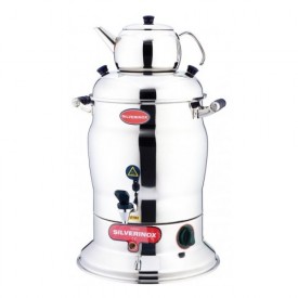 isikgaz-Silver Çay Semaveri 7 LT Tek Demlik