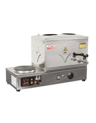 (PLEYTLİ) 1 DEMLİKLİ PASLANMAZ  EKO ELEKTRİKLİ ÇAY MAKİNESİ 