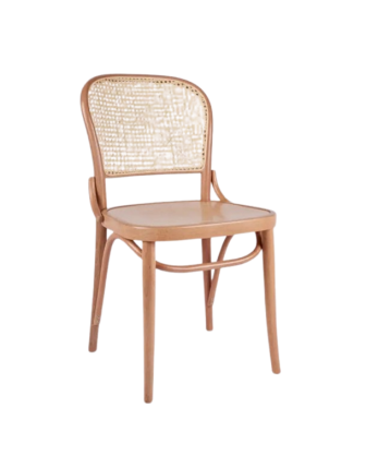 Sırt Hazeranlı  Oturum Kontra Ahşap Thonet Sandalye RET40