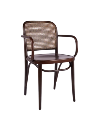 Sırt Hazeranlı Oturum Kontralı Ahşap Thonet Sandalye RET85