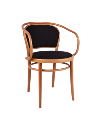 Oturum ve sırt Döşemeli Kollu Ahşap Thonet Sandalye RET38