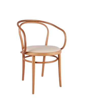 Oturum Döşemeli Kollu Ahşap Thonet Sandalye RET60