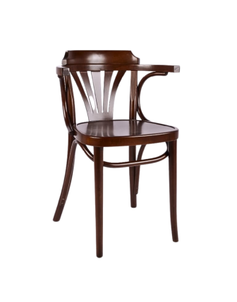 Sırt Yelpaze oturum Kontralı Kollu Ahşap Thonet Sandalye ret06